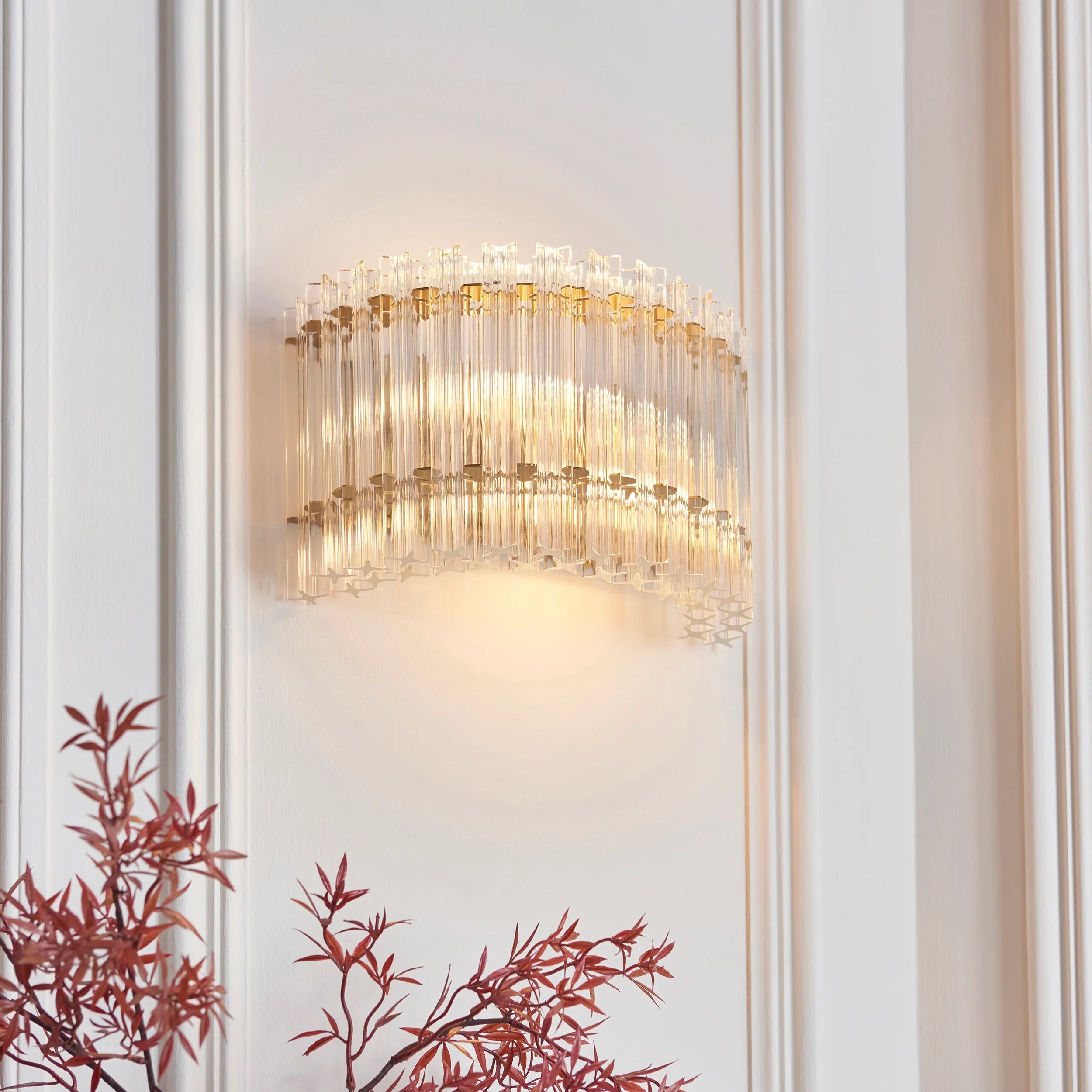 Artemis Duo Crystal Wall Light