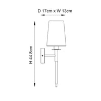 Marceline Classic Shade Wall Light