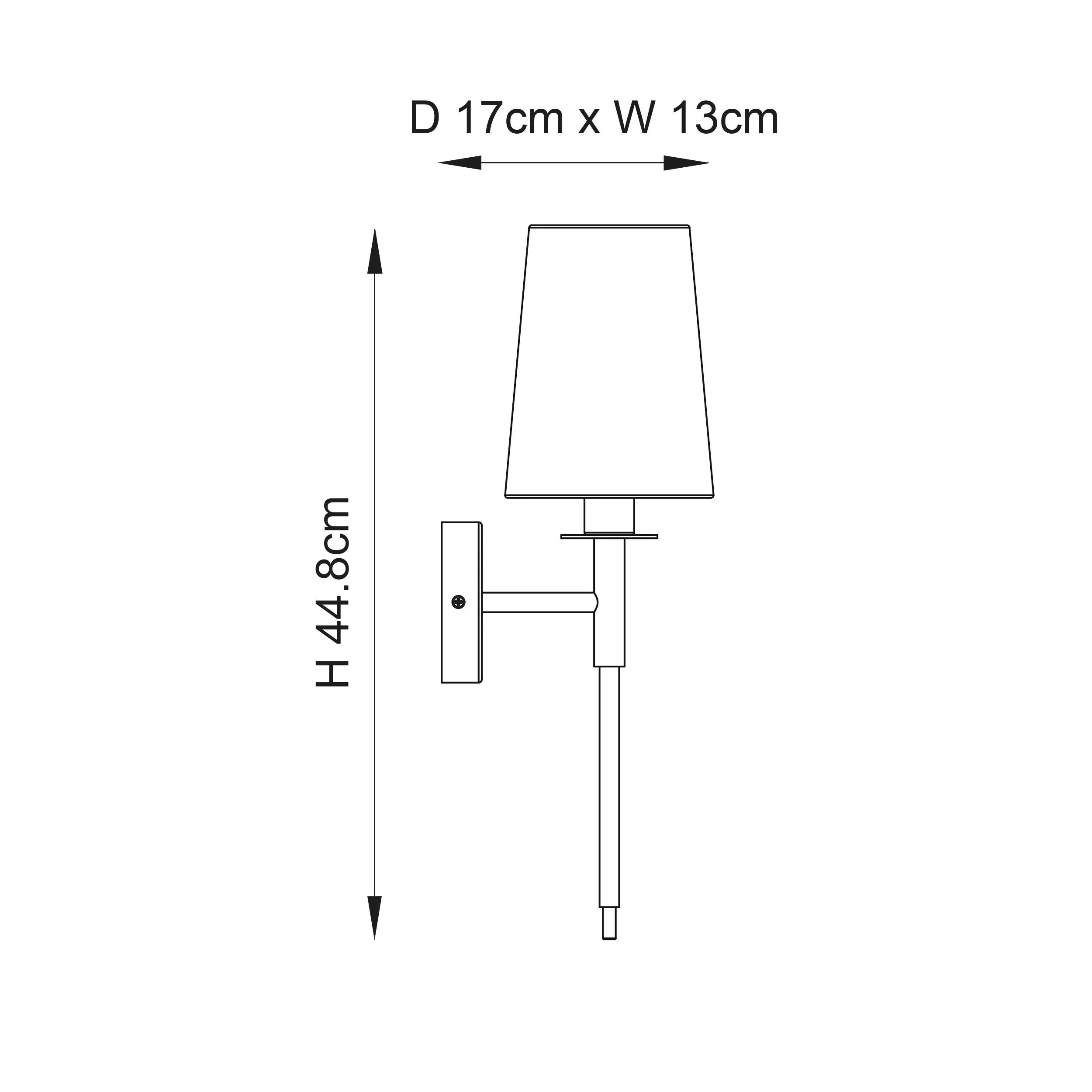 Marceline Classic Shade Wall Light