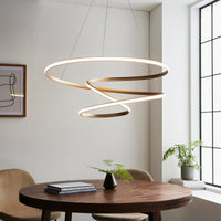 Vortex Spiral Grande Pendant Light