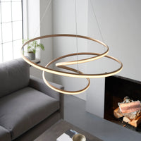 Vortex Spiral Grande Pendant Light
