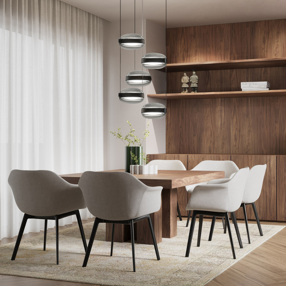 Beaded S5 Pendant Light