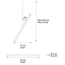 Lodes A-Tube Nano Duo Pendant Light | All Square Lighting