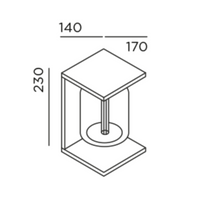 IP44.de Dia Wall Light | All Square Lighting