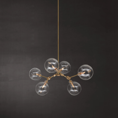 Ora 6 Compact Chandelier Pendant Light