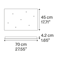 Lodes Rectangular Cluster Canopy System | All Square Lighting