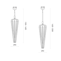 RUBN Bloomsbury Long Pendant Light | All Square Lighting