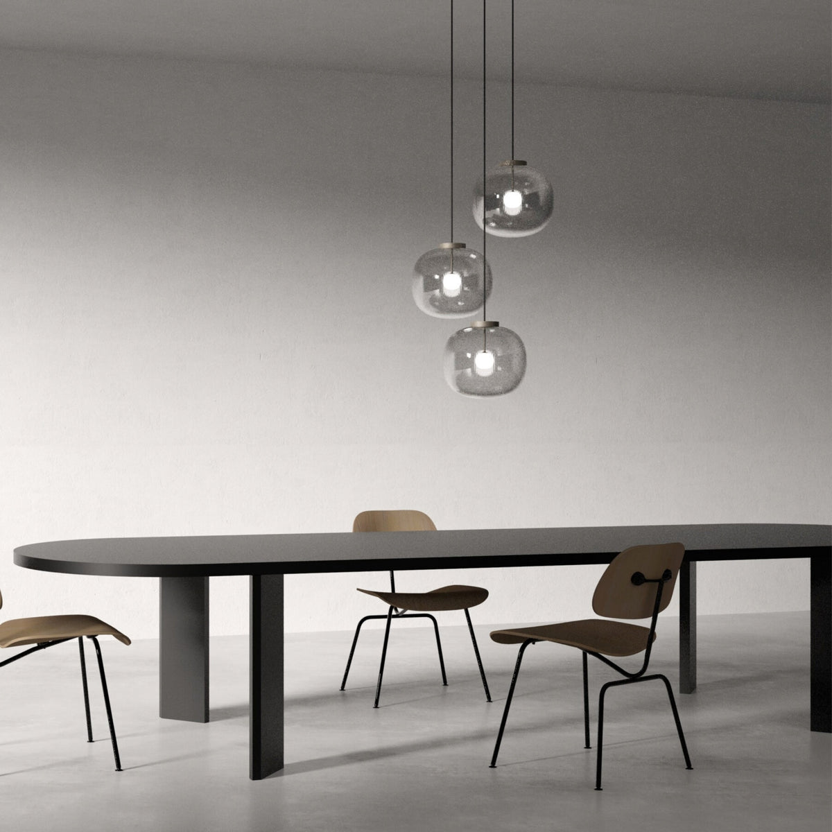 Jasmine Triple Drop Pendant Light