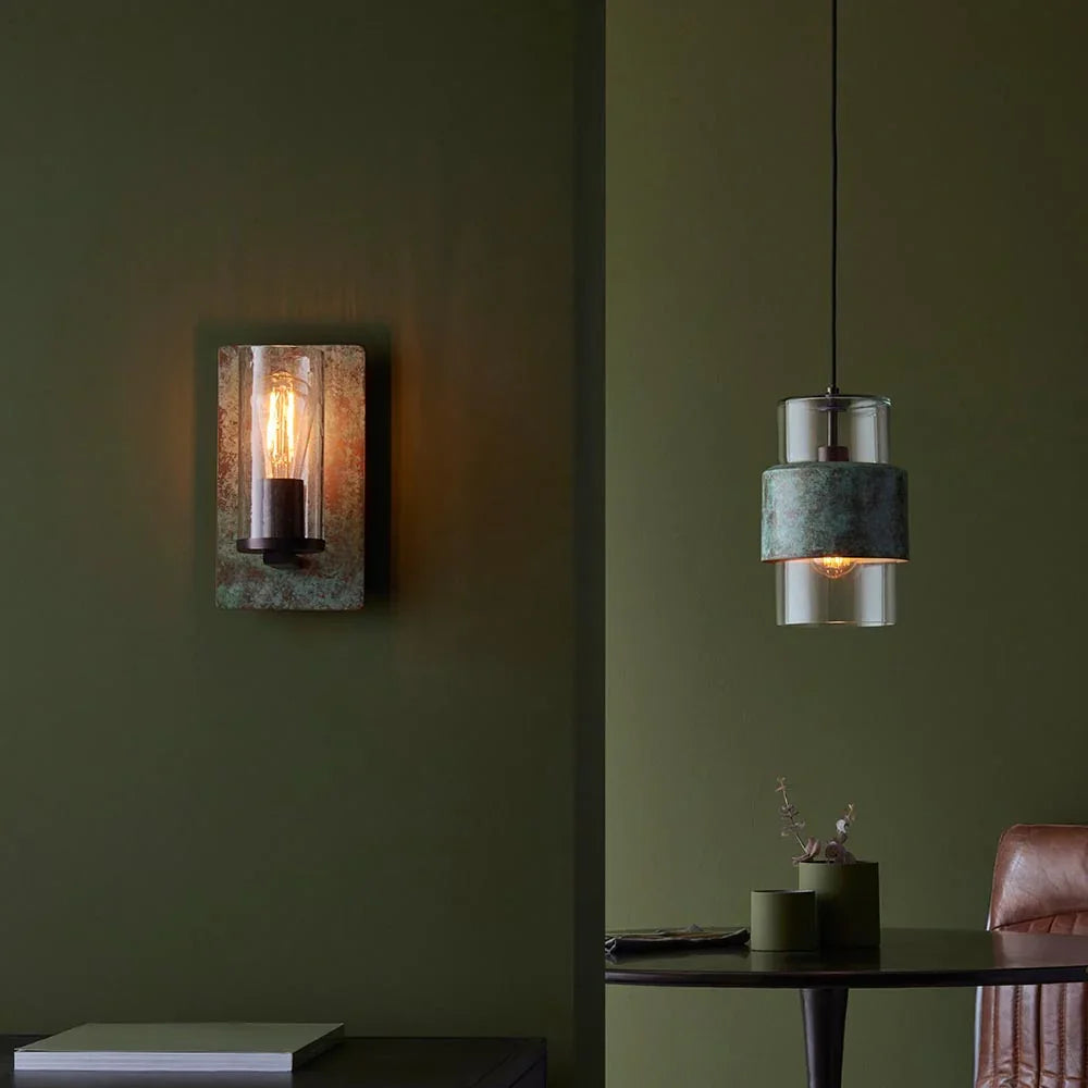 Helix Textured Wall Light