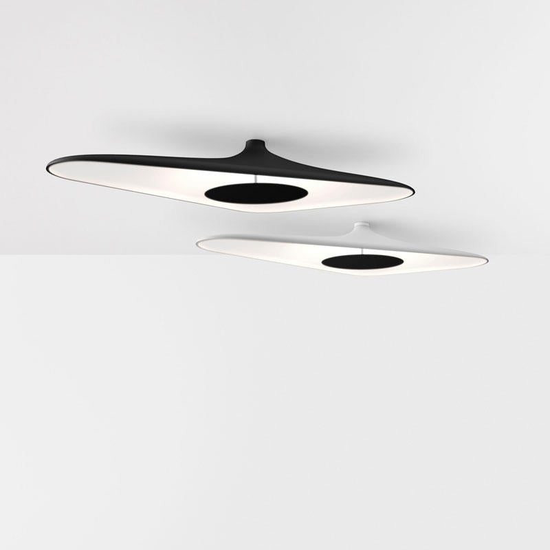 Luceplan Soleil Noir Ceiling Light | All Square Lighting