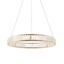 Luna Halo Crystal Ring Pendant Light