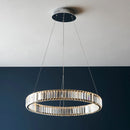 Luna Halo Crystal Ring Pendant Light