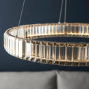 Luna Halo Crystal Ring Pendant Light