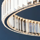 Luna Halo Crystal Ring Pendant Light