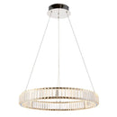 Luna Halo Crystal Ring Pendant Light