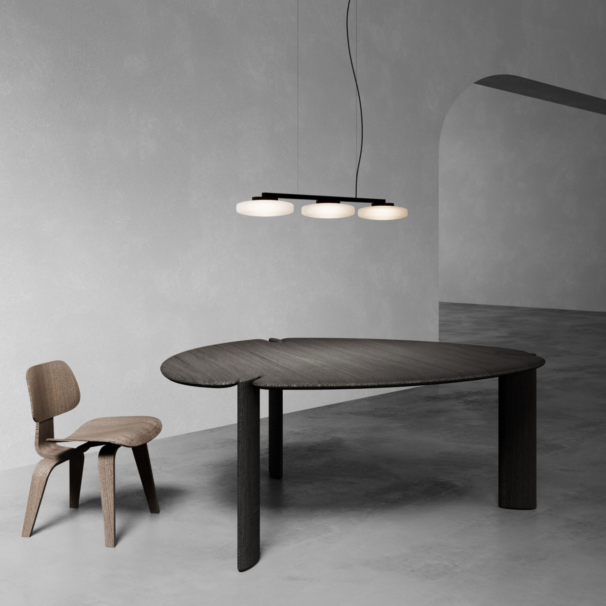 Lounge Triple Pendant Light