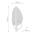 Floriana Leaf Wall Light