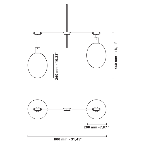 Glow 2 Ceiling Light