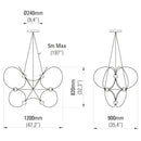 Munari 10 Pendant Light