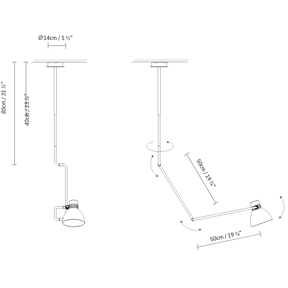 Blux System Ceiling Light