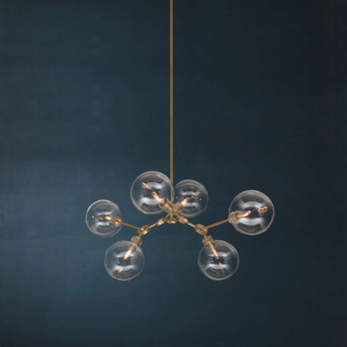 Ora 6 Compact Chandelier Pendant Light