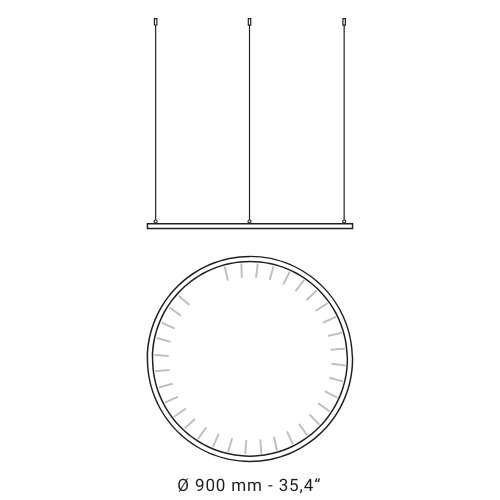 Rio In 90 Pendant Light