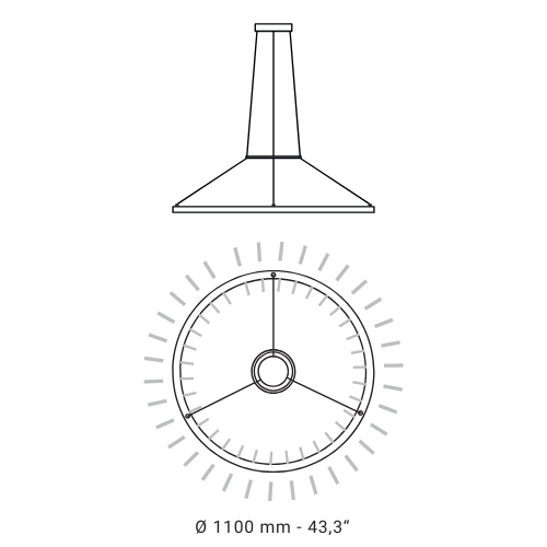 Rio In And Out Pendant Light