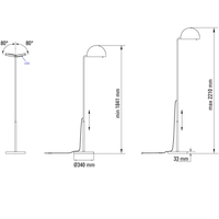 Mezzaluna Floor Lamp