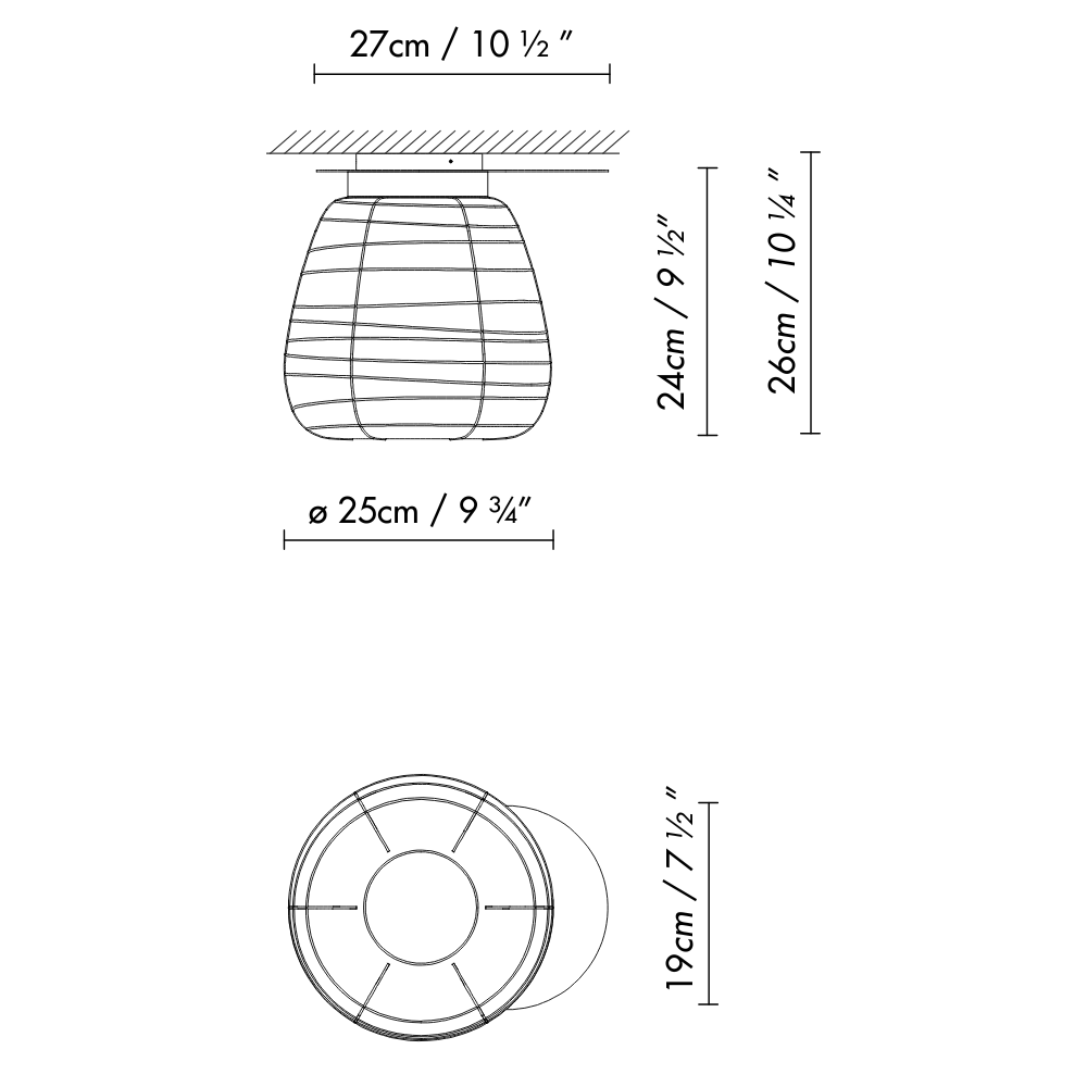 Misko C25 Ceiling Light