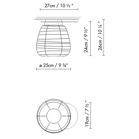 Misko C25 Ceiling Light