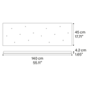 Lodes Rectangular Cluster Canopy System | All Square Lighting