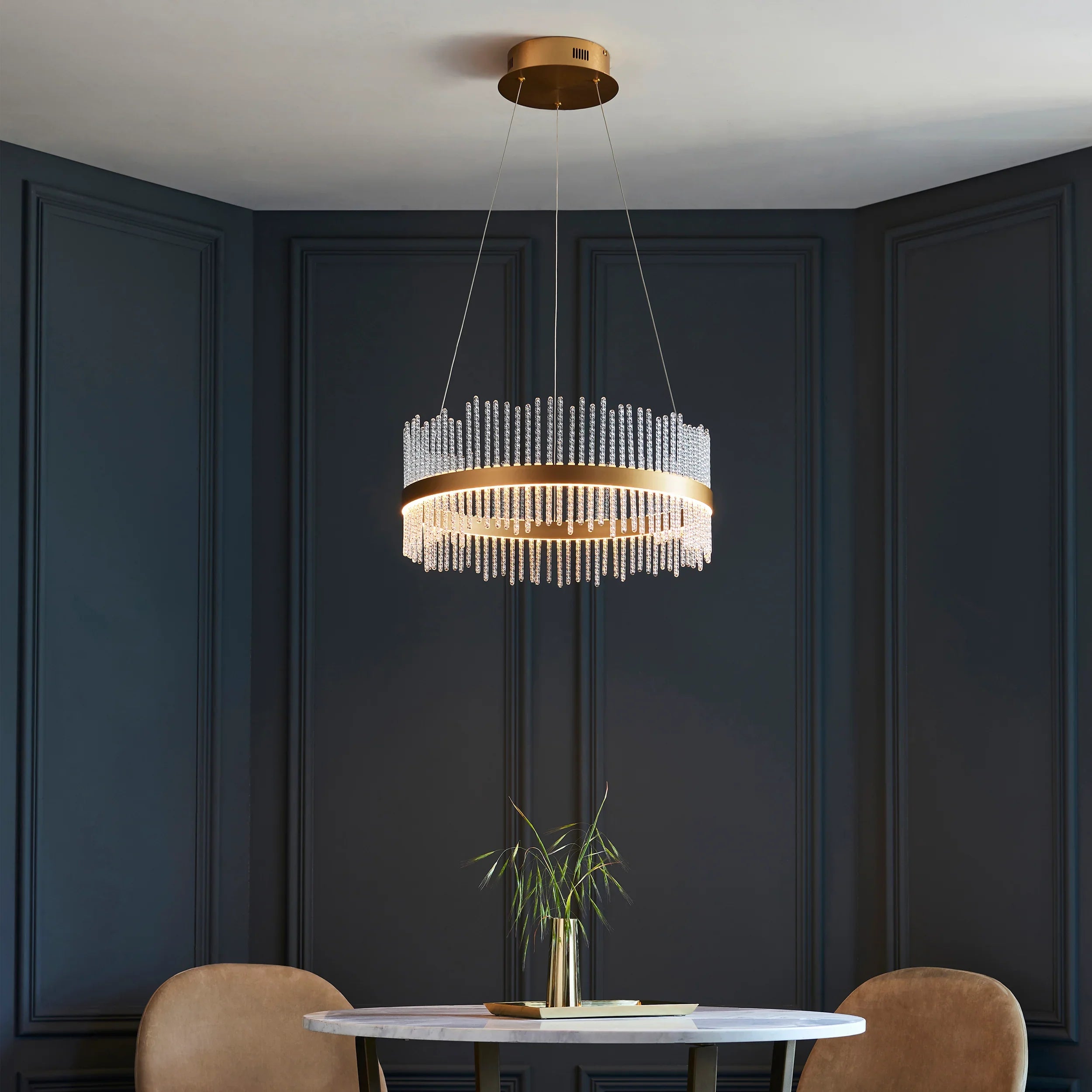 Cascade Medium Round Pendant Light