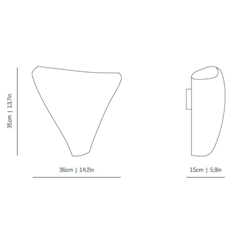 Ballet LED Wall Light