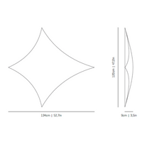 a-Emotional Light Kite Medium Wall Light | All Square Lighting
