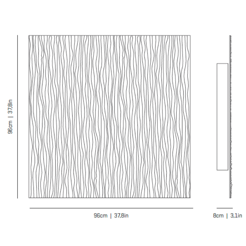 Planum Medium Wall Light