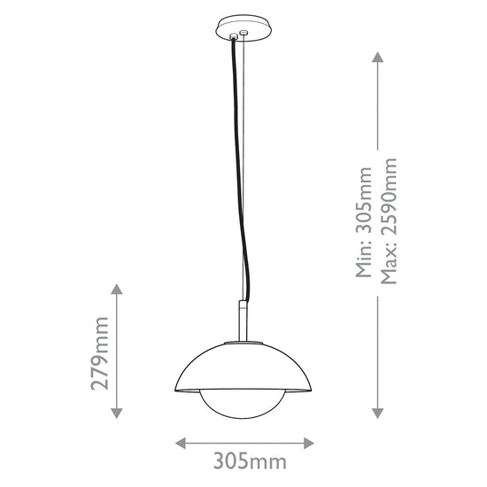Glaze 1 Pendant Light