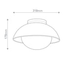 Glaze Ceiling Light