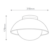 Glaze Ceiling Light