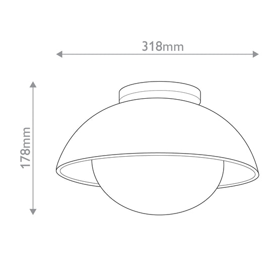 Glaze Ceiling Light
