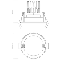 Decor PRO Round Adjustable Downlight