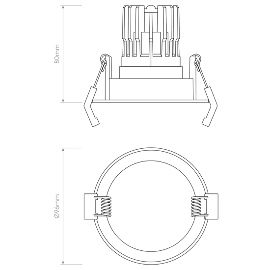 Decor PRO Round Adjustable Downlight