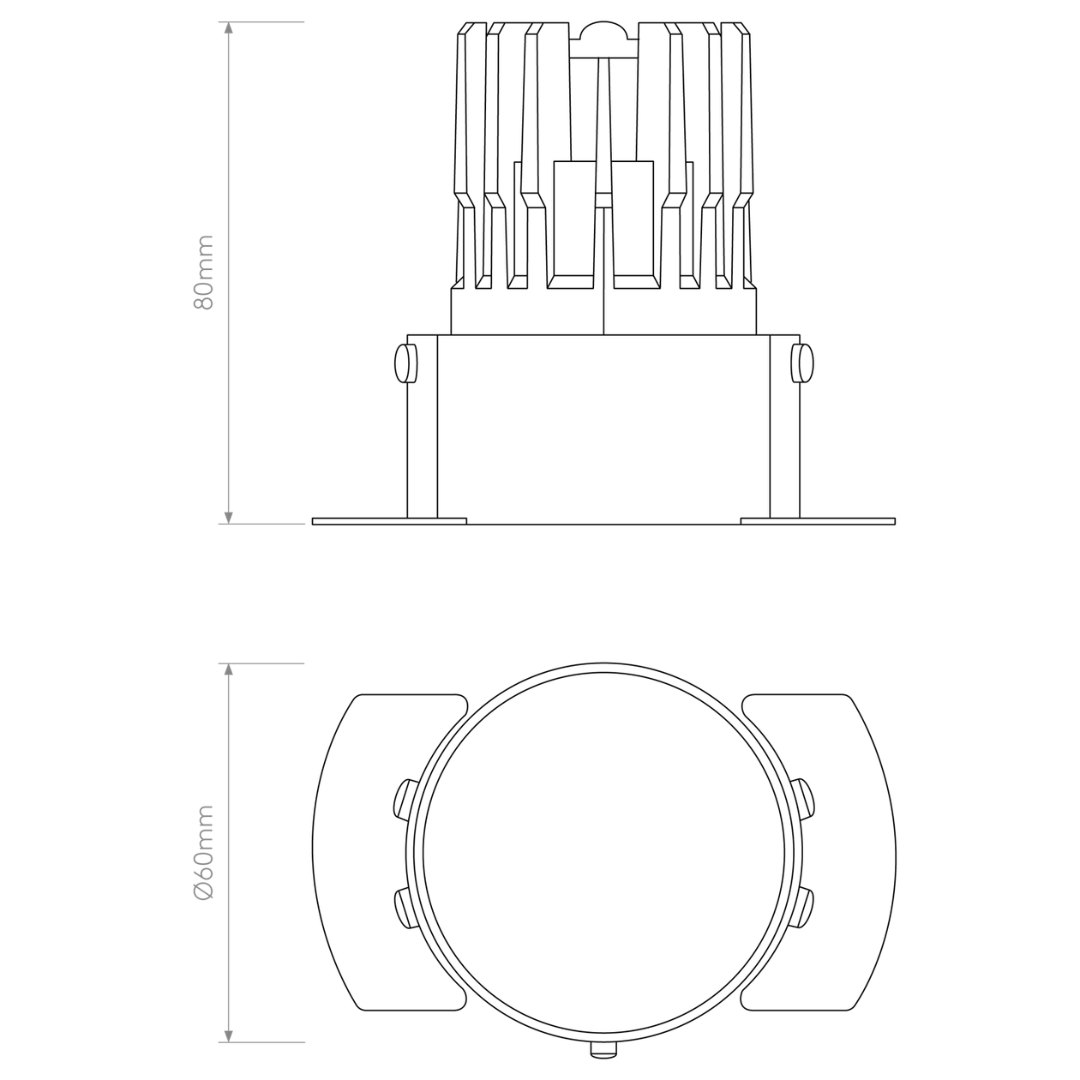 Decor PRO Round Flush Fixed Downlight