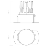 Decor PRO Round Flush Fixed Downlight