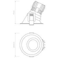 Minima PRO Round 25 IP65 Downlight