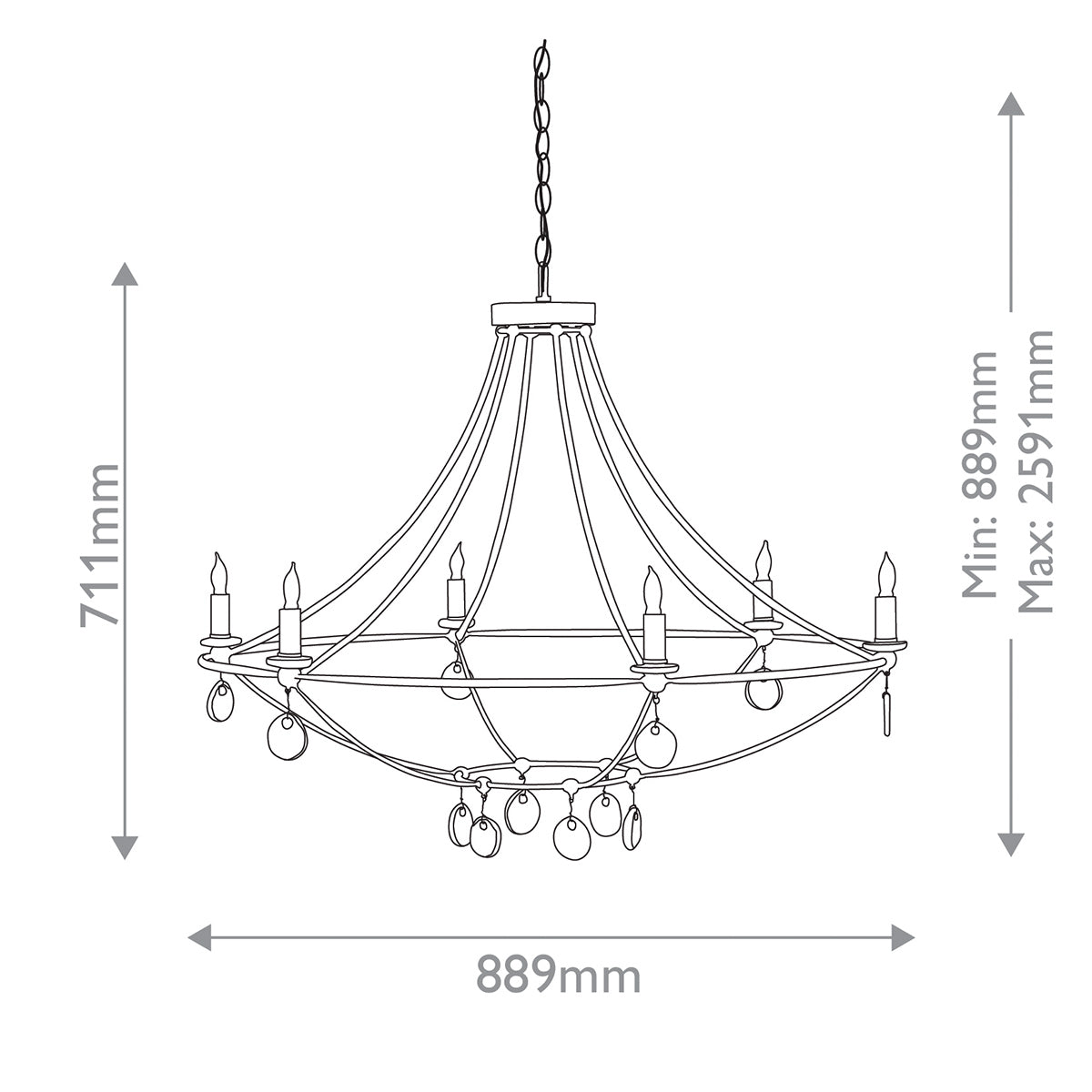 Novella Large Pendant Light