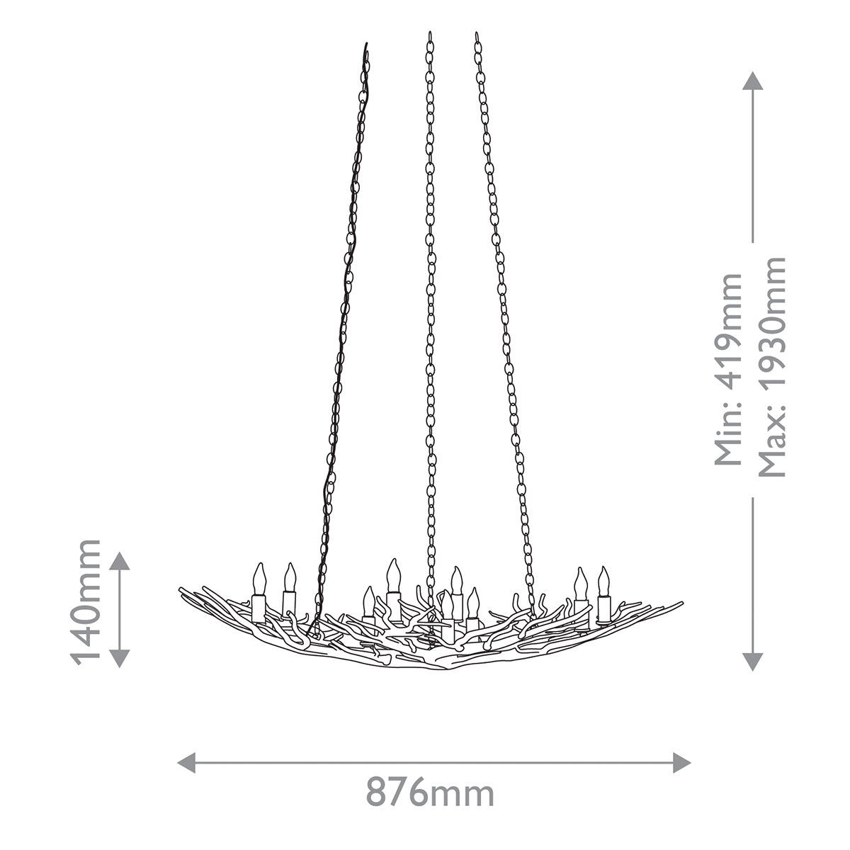 Rainforest Small Pendant Light