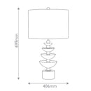 Waterfall Table Lamp