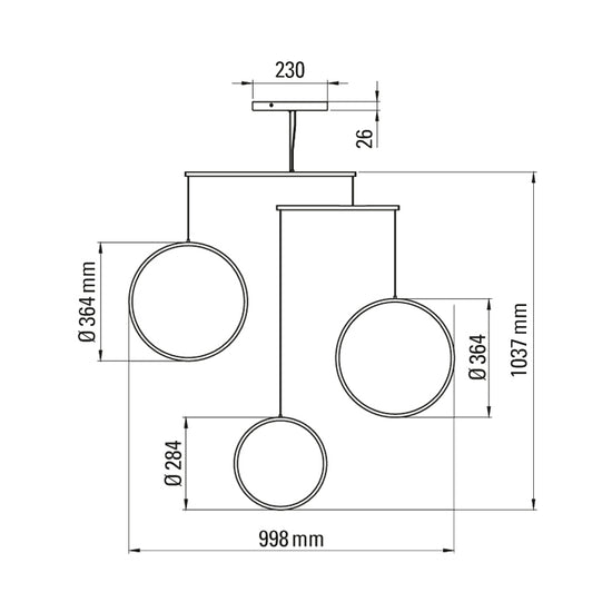 Focus x3 Pendant Light