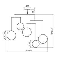 Focus x5 Pendant Light