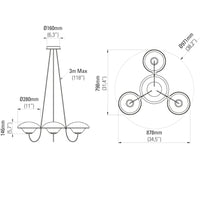 In The Air 3 Pendant Light